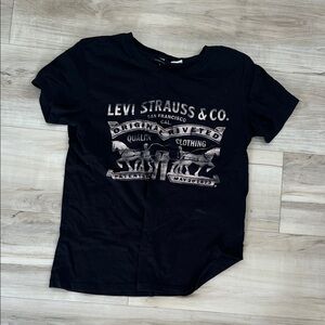 Levi's Black T-Shirt with Logo